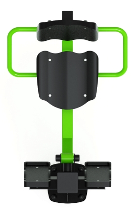 Жим ногами (зеленый) - Уличный тренажер - СТ 011-12, фото 5