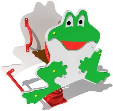 Качалка на пружине Лягушонок КЧ049 для детской площадки, фото 1