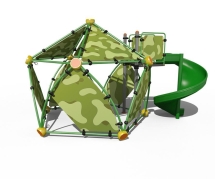 Детский развивающий комплекс Теремок, паттерн "Милитари" СРО253.01.11 Детский развивающий комплекс Теремок, паттерн "Милитари" СРО253.01.11