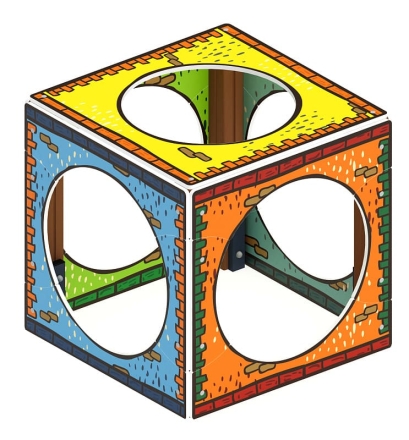 Домик Кубик (Город) - МФ 10.01.14-02, фото 3