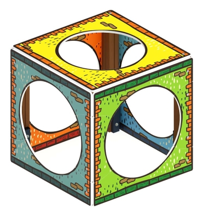 Домик Кубик (Город) - МФ 10.01.14-02, фото 2