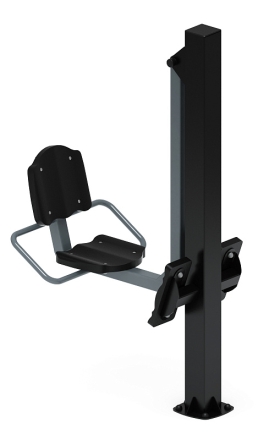 Жим ногами (серый) - Уличный тренажер - СТ 011-13, фото 3