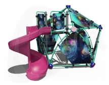 Детский развивающий комплекс Теремок, паттерн "Космо" СРО253.01.14 Детский развивающий комплекс Теремок, паттерн "Космо" СРО253.01.14