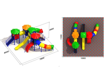 Детская площадка Дельфин 2.3, фото 2