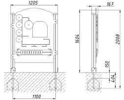 Развивающий элемент Кондитерская РЭ019 для детской площадки, фото 3