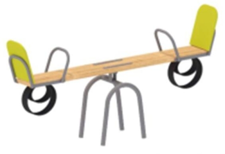 Качели-балансир 04004.21 для детской площадки, фото 2