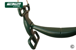 Качели SLP SYSTEMS 2 секции + качели с фиксацией зеленая + сиденье двойное, фото 3