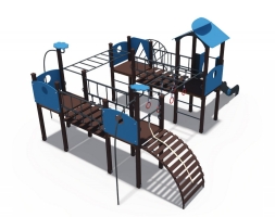 Игровой комплекс Геометрия металлический скат Н-1200 ДИО 10016, фото 1