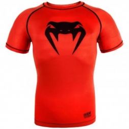 Рашгард Venum Contender 3.0 Red/Black S/S, фото 1