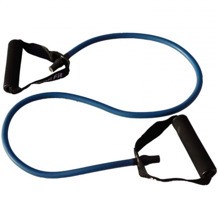 Эспандер трубчатый PROFI-FIT,голубой, сопротивление 10 кг, фото 1