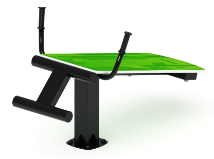 Лавка для пресса (зеленый) - Уличный тренажер - СТ 002-12, фото 4