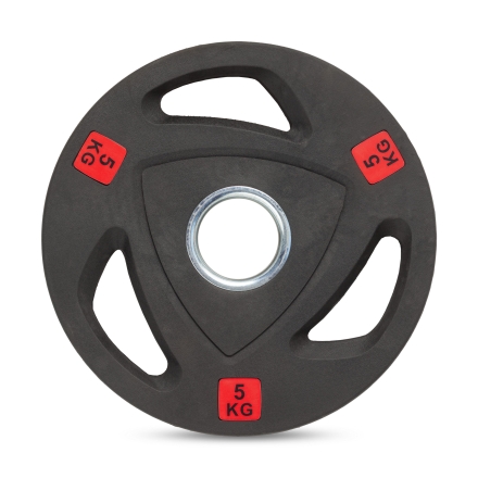 Диск 51 мм. NEO обрезиненный с 3-мя хватами  5 кг (модель: D3), фото 1