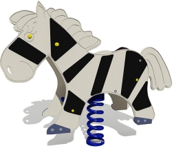 Качалка на пружине Зебра 04200 для детской площадки, фото 1