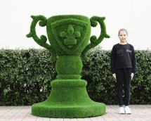 Топиари Вазон с гербом - газон Eco Топиари Вазон с гербом - газон Eco