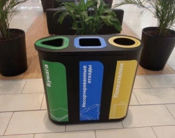Урна для раздельного сбора мусора ВторСырье 2 (без наклеек), фото 3