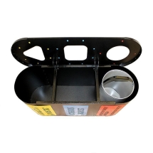 Урна для раздельного сбора мусора Город 3 (3х26л) Урна для раздельного сбора мусора Город 3 (3х26л)