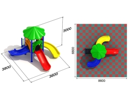 Детская площадка Ромашка 6.3, фото 3