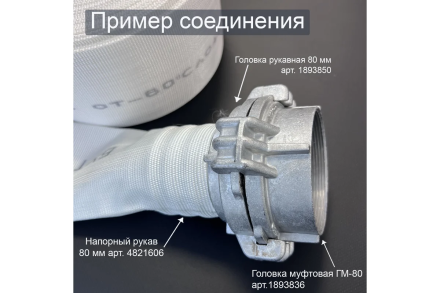 Напорный рукав 80 мм, 20 м Профитт 4821606, фото 10