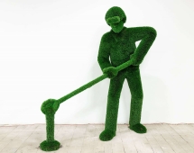 Топиари сталевар Романов - газон Deluxe