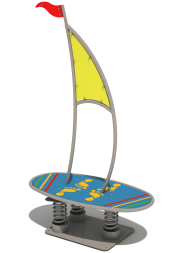 Качалка на пружине Парус для детской площадки Качалка на пружине Парус для детской площадки