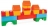 Конструктор из 36 деталей в корзине Pilsan Jumbo Blocks (03-289)