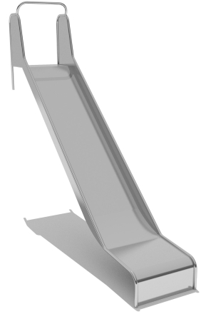 Горка из нержавеющей стали ГГН-500.1500.004 для детской площадки, фото 1