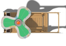 Игровой макет Коптер МД106.00.1 для детской площадки