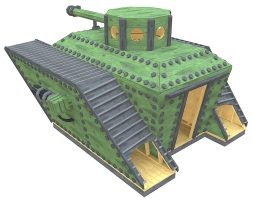 Игровой комплекс TORUDA WOOD Танк, фото 3 Игровой комплекс TORUDA WOOD Танк, фото 3