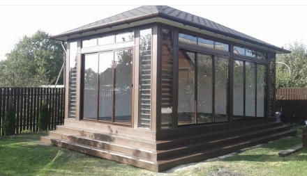 Закрытая беседка Балтика Плюс, фото 1