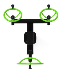 Рули (положение стоя) зеленый - Уличный тренажер - СТ 103-12, фото 5 Рули (положение стоя) зеленый - Уличный тренажер - СТ 103-12, фото 5