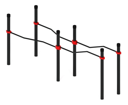 Воркаут ЛОВ 108 красный ВТ 102.17-01, фото 3