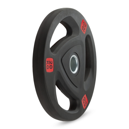 Диск 51 мм. NEO обрезиненный с 3-мя хватами  20 кг (модель: D3), фото 2