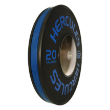 Диск тяжелоатлетический тренировочный «Hercules» NEW, 20 кг. черно-синий Диск тяжелоатлетический тренировочный «Hercules» NEW, 20 кг. черно-синий