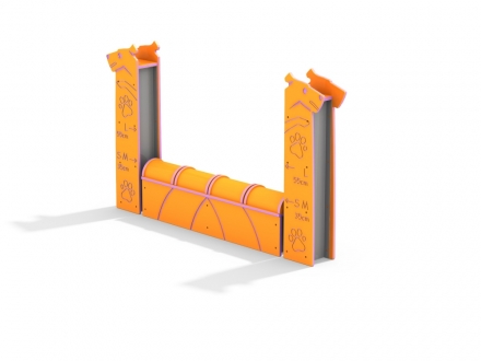 МФ 6.505.11 Стена малая для собак цинк, фото 1