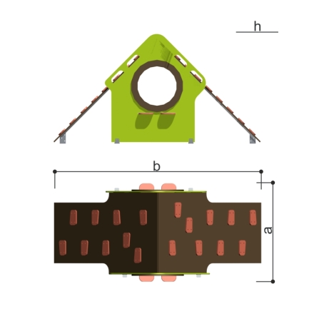 Игровой домик Romana 115.41.00_30.03 для детских площадок, фото 3