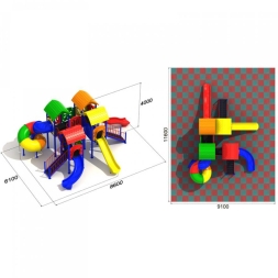 Игровая площадка Зоопарк 2.1, фото 3