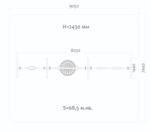 Качели Н24.043011 металлические для детской площадки