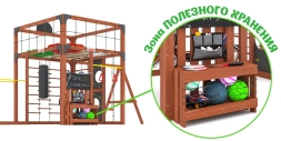 Детская игровая площадка Савушка КУБ–6 (Махагон) с подушками , фото 10