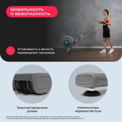 Гребной тренажер домашний SVENSSON BODY LABS WHEELO, фото 15