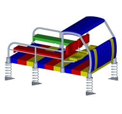 Качалка на пружинах Машина для детской площадки Качалка на пружинах Машина для детской площадки