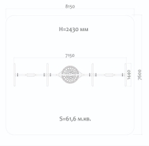 Качели Н24.043010 металлические для детской площадки