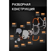 Защитная линза Jeta Safety с химстойким покрытием для полнолицевой маски 6950 166951
