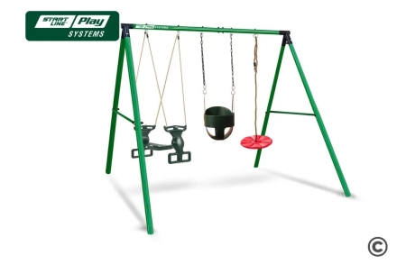 Качели SLP SYSTEMS 3 секции + качеля двойная + качеля диск красная + качеля с фиксацией зеленая, фото 1