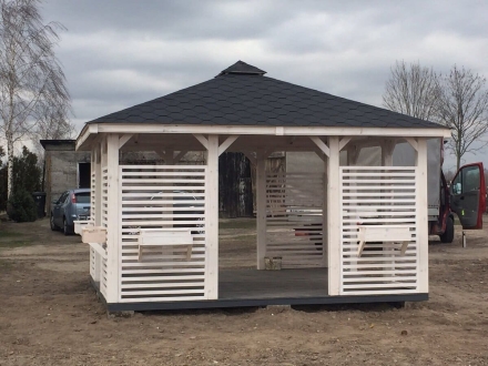 Прямоугольная беседка Джая, фото 1