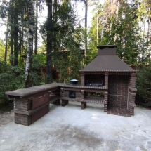 Печь Аристократ 824 Прямоугольный кирпич коричневый