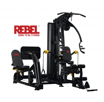 Многофункциональный тренажер с жимом ногами REBEL G9LP, фото 1