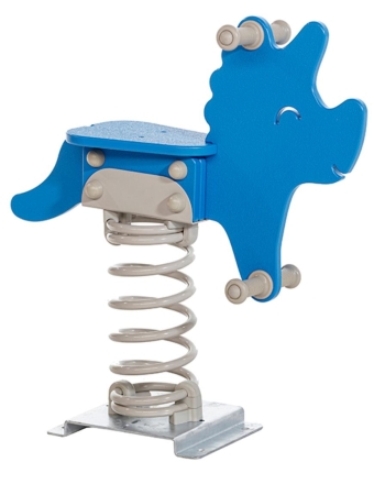 Качалка на пружине Fairytale Трицератопс для детской площадки, фото 1