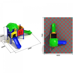 Детская площадка Лимпопо 1.2.1, фото 3