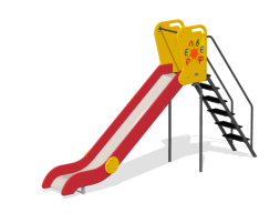 Детская горка Большая ГР-03 H=1500 для игровой площадки, фото 2 Детская горка Большая ГР-03 H=1500 для игровой площадки, фото 2