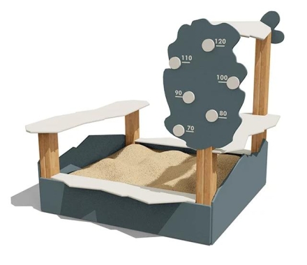 Песочница Полянка ВСТ 5657 для детской площадки, фото 4